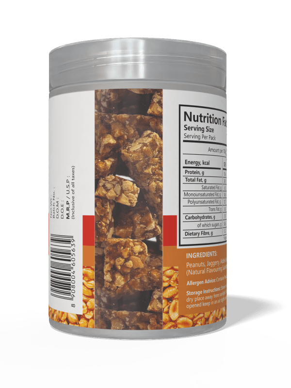 Apple Cinnamon Flavoured Granulated Peanut Bites - Bob Maassy