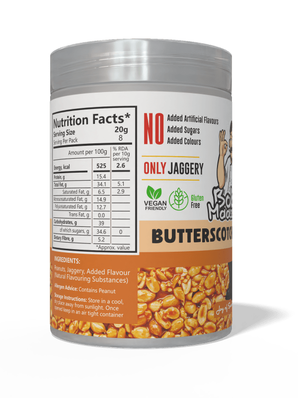Butterscotch Flavoured Granulated Peanut Bites - Bob Maassy