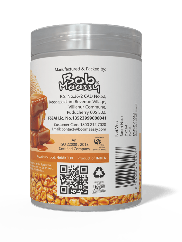 Butterscotch Flavoured Granulated Peanut Bites - Bob Maassy