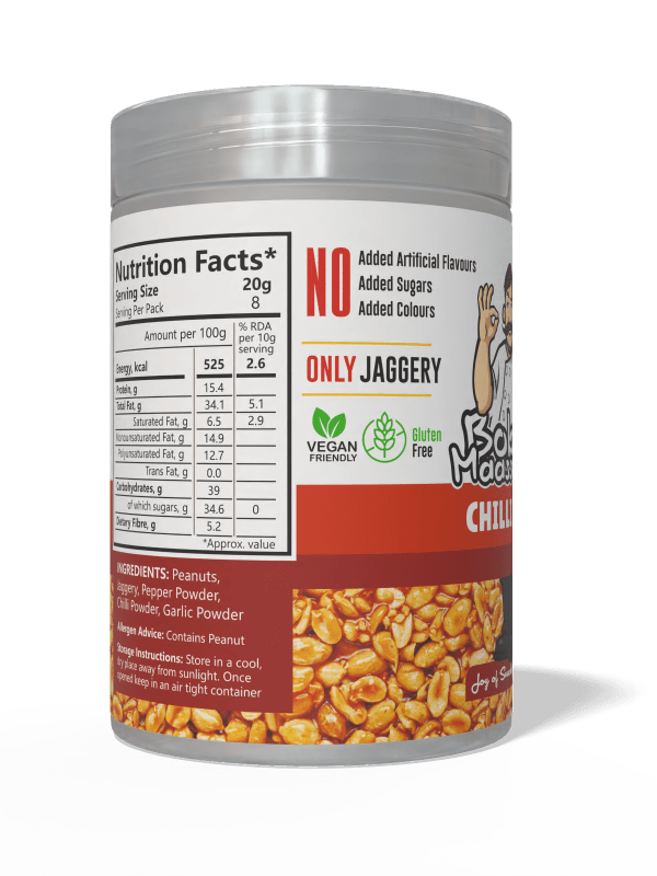 Chilli Flavoured Granulated Peanut Bites - Bob Maassy