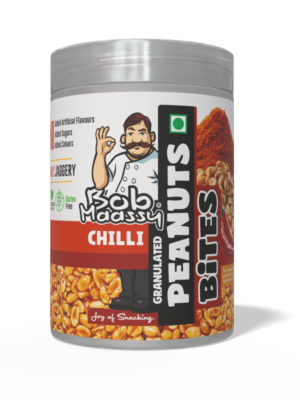 Chilli Flavoured Granulated Peanut Bites - Bob Maassy