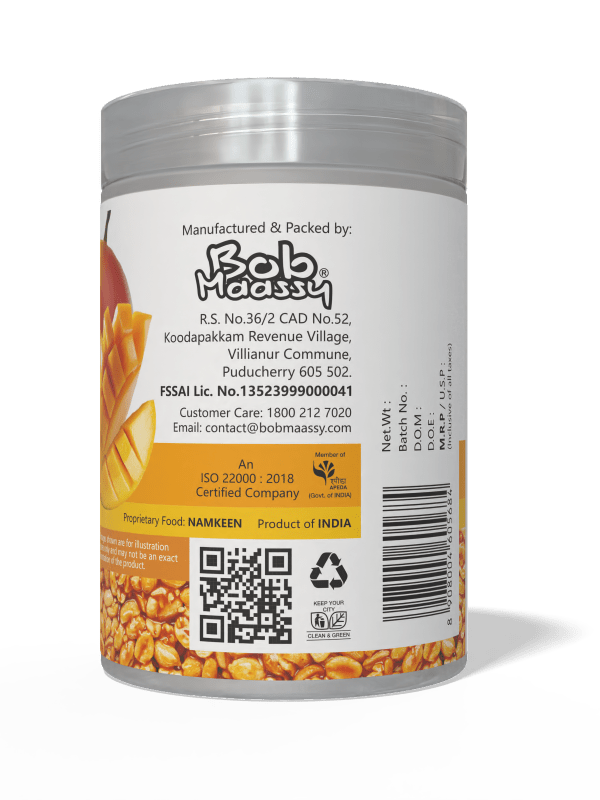 Mango Flavoured Granulated Peanut Bites - Bob Maassy