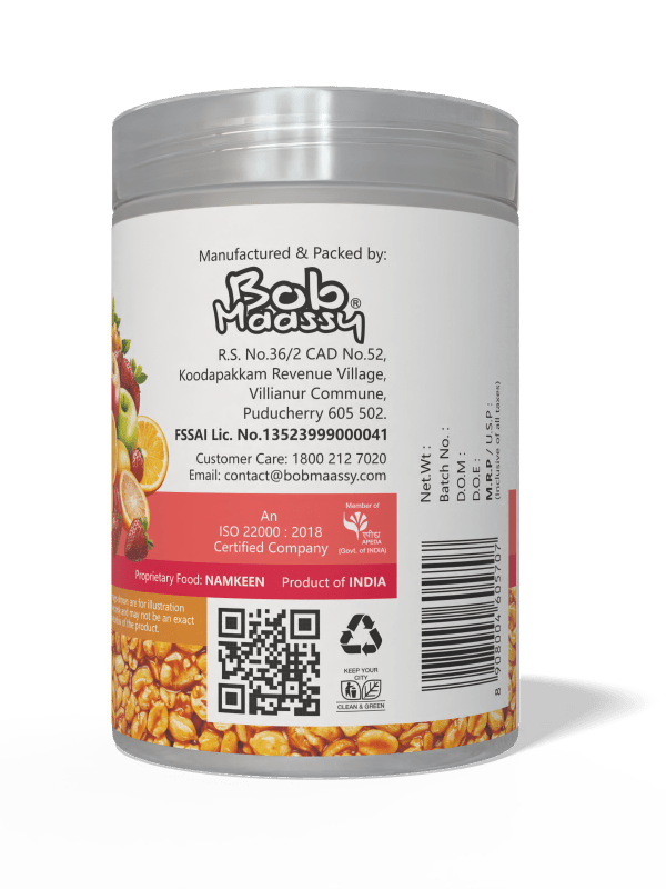Mixed Fruit Flavoured Granulated Peanut Bites - Bob Maassy