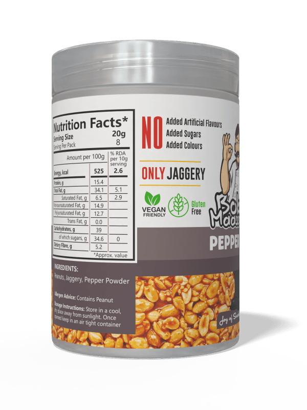 Pepper Flavoured Granulated Peanut Bites - Bob Maassy