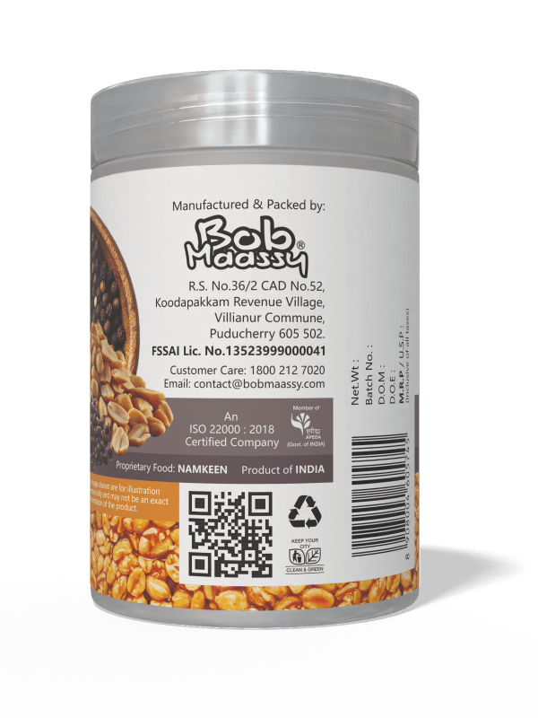 Pepper Flavoured Granulated Peanut Bites - Bob Maassy