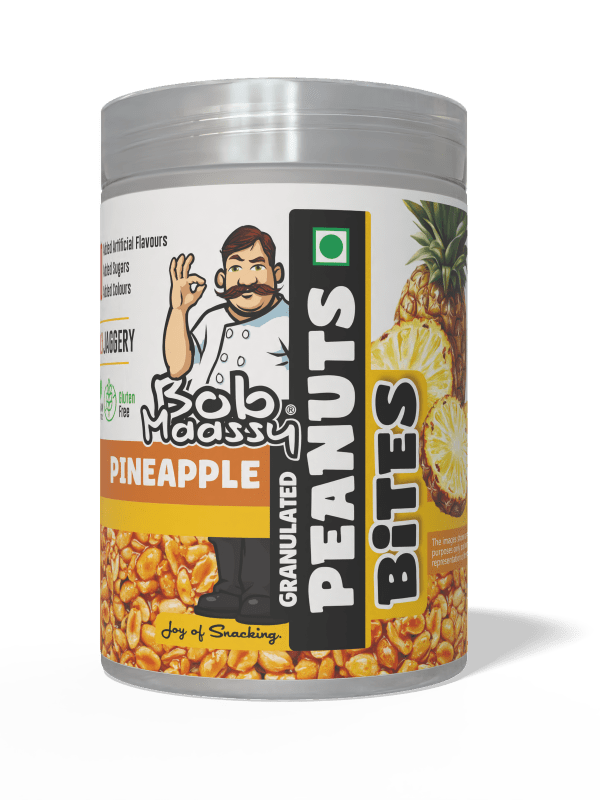 Pineapple Flavoured Granulated Peanut Bites - Bob Maassy