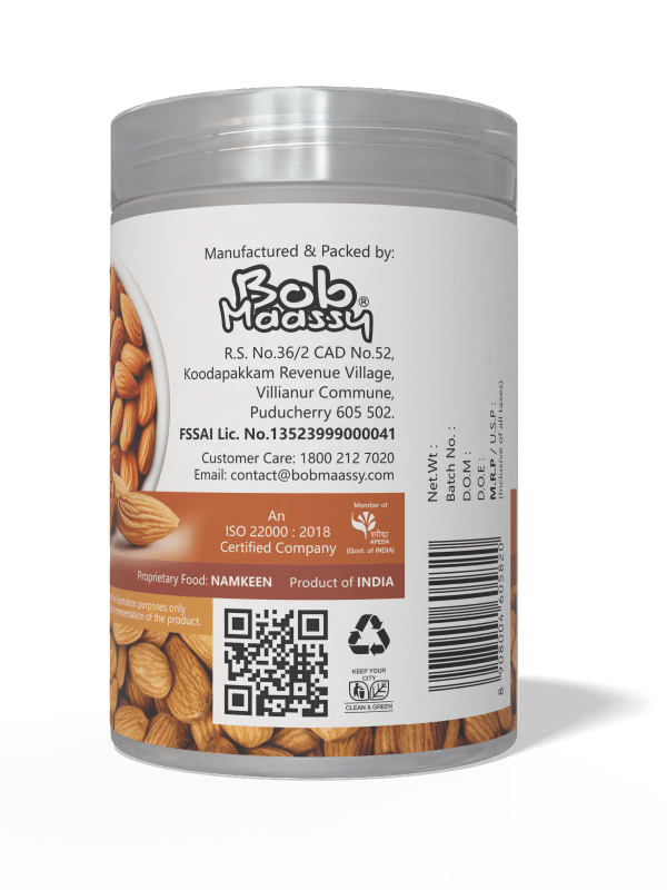 Roasted Almond Nuts - Bob Maassy
