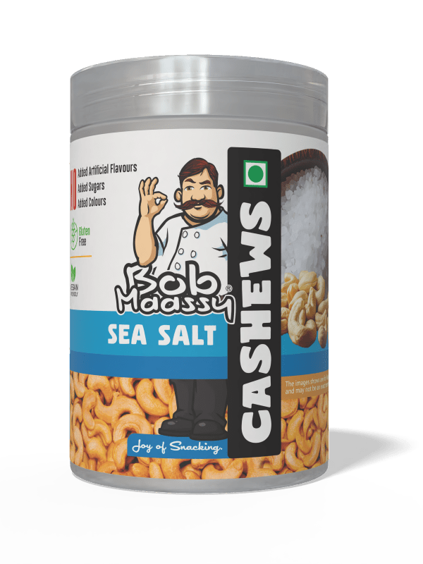 Sea Salt Flavoured Cashew Nuts - Bob Maassy