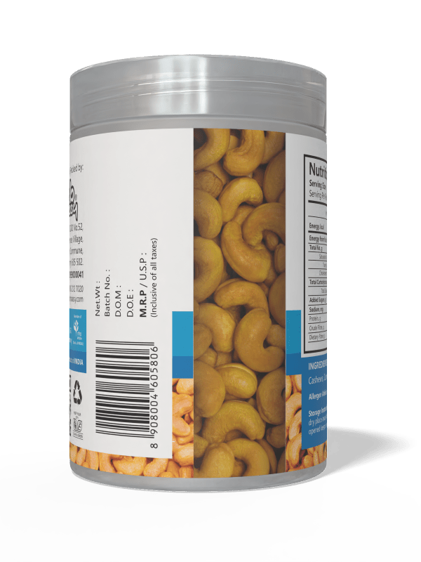 Sea Salt Flavoured Cashew Nuts - Bob Maassy