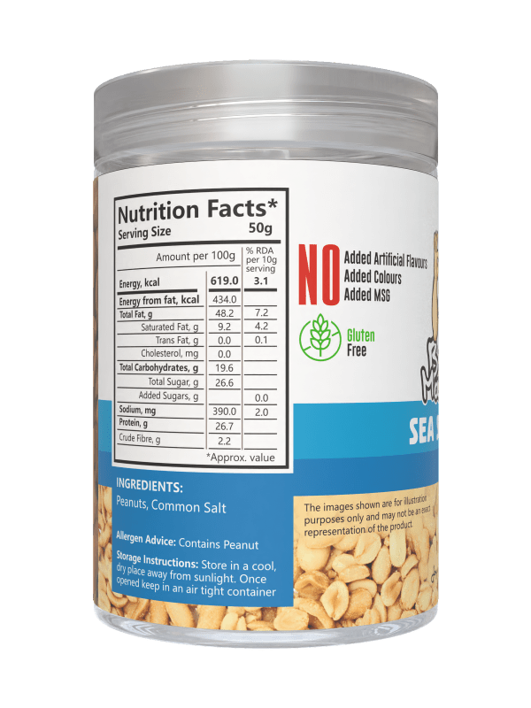 Sea Salt Flavoured Peanuts - Bob Maassy