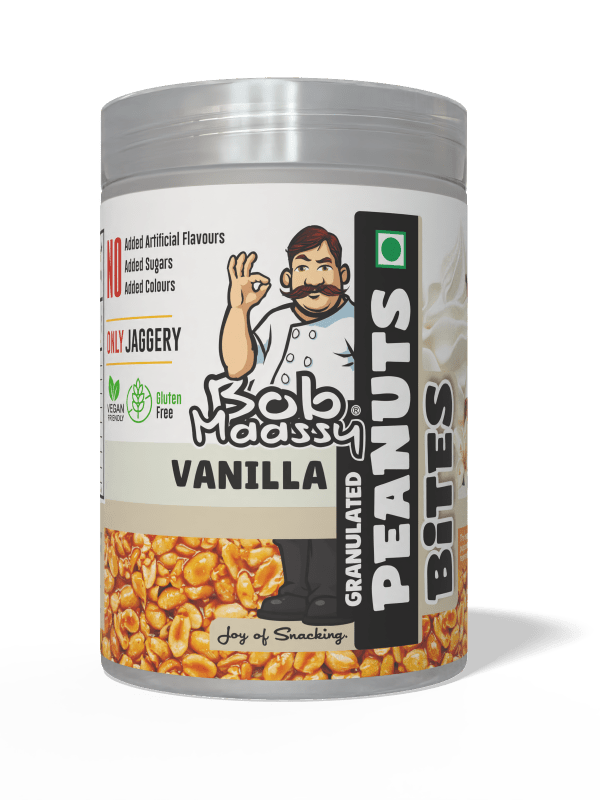 Vanilla Flavoured Granulated Peanut Bites - Bob Maassy