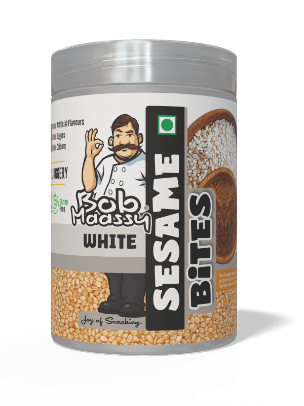 White Flavoured Granulated Peanut Bites - Bob Maassy