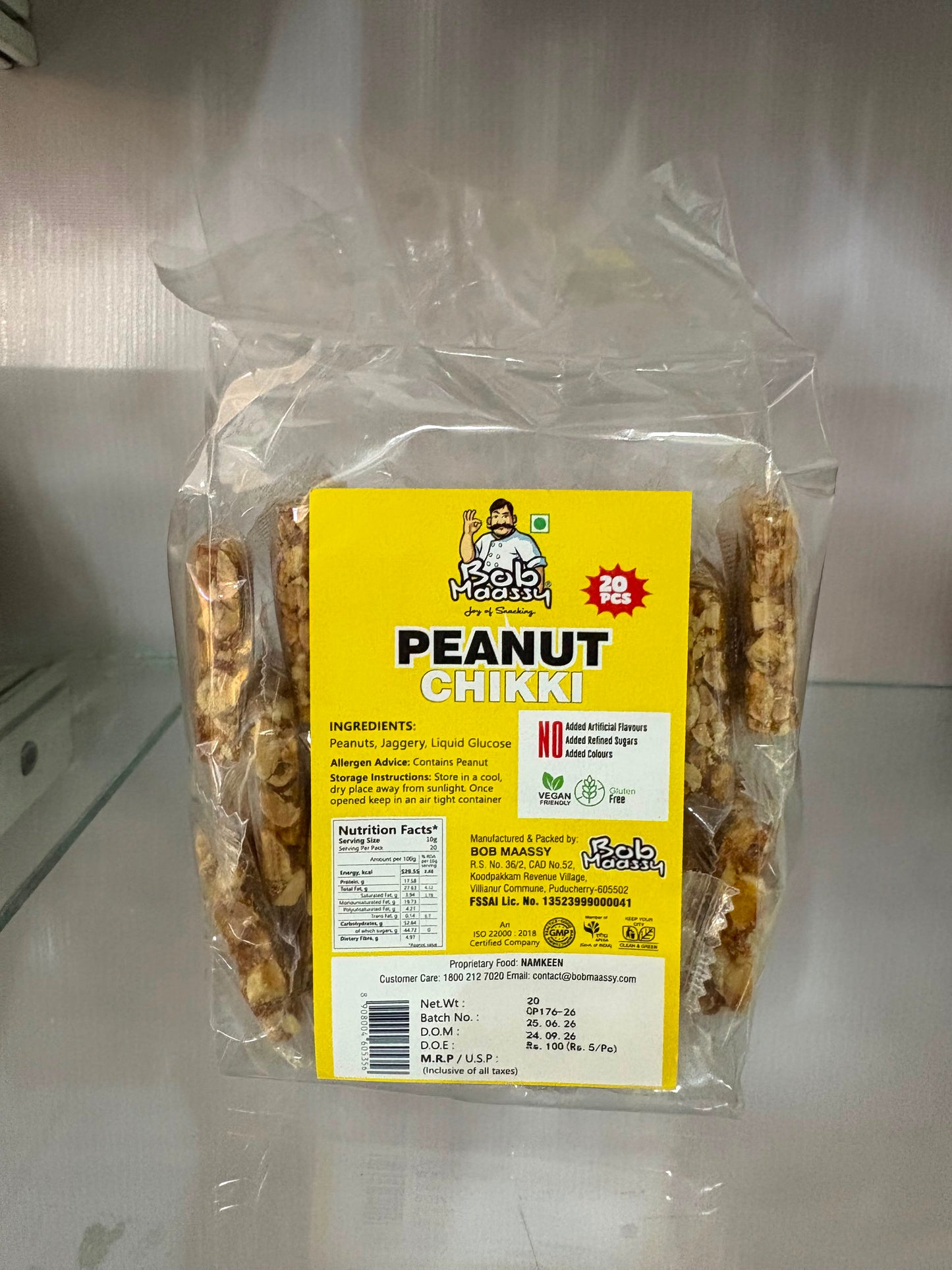 Peanut chikki Cubes
