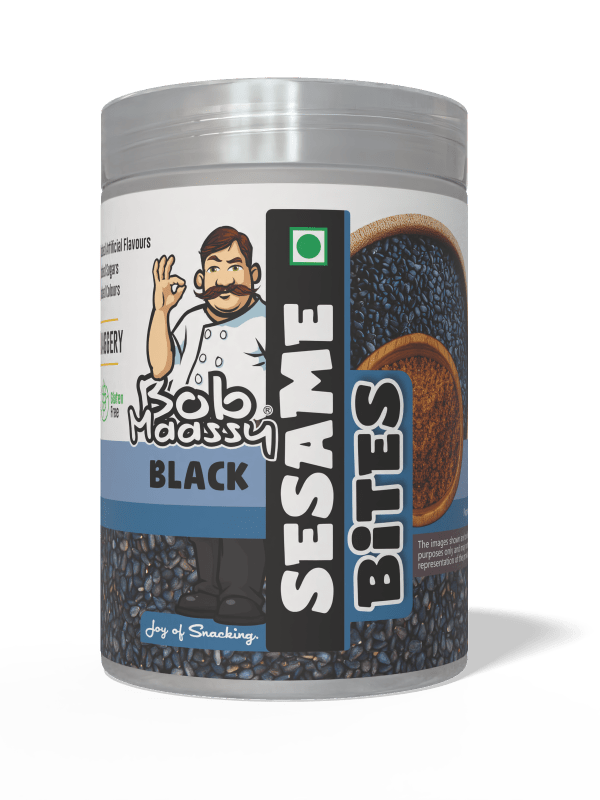 Black Flavoured Granulated Peanut Bites - Bob Maassy