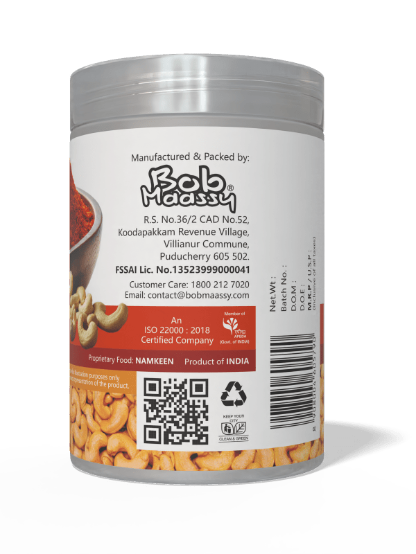 Chilli Flavoured Cashew Nuts - Bob Maassy
