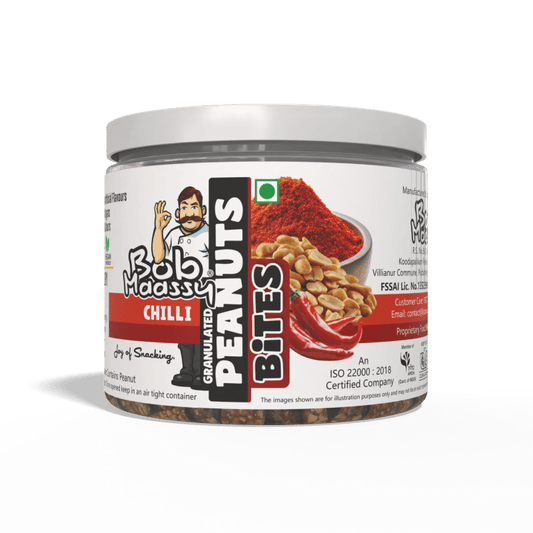 Chilli Flavoured Granulated Peanut Bites - Bob Maassy