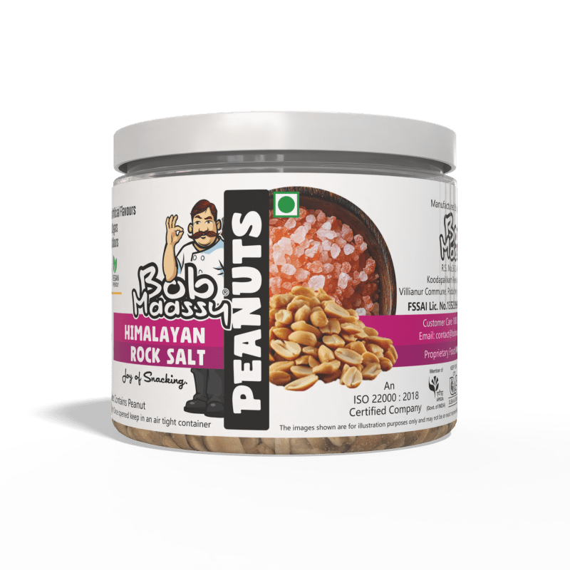 Himalayan Rock Salt Flavoured Peanuts - Bob Maassy