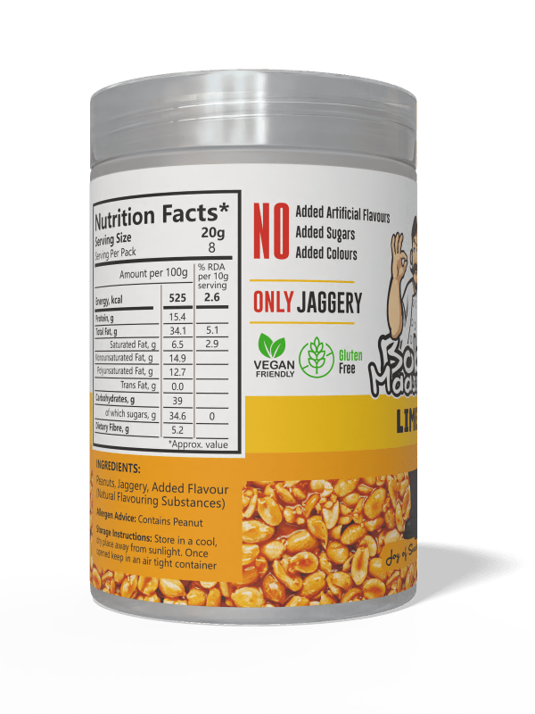 Lime Flavoured Granulated Peanut Bites - Bob Maassy