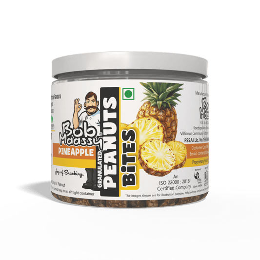 Pineapple Flavoured Granulated Peanut Bites - Bob Maassy