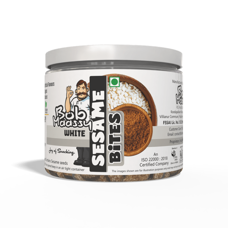 White Flavoured Granulated Peanut Bites - Bob Maassy